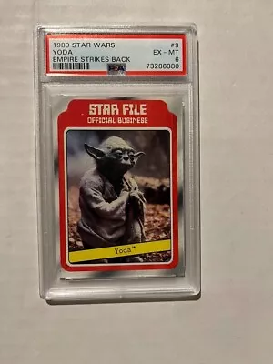 1980 Topps Empire Strikes Back #9 Yoda RC PSA 6 • $24