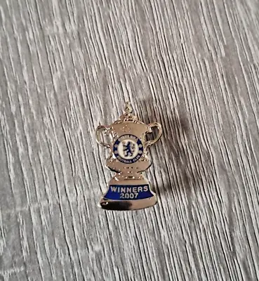 Chelsea Fc Pin Badge Fa Cup Winners 2007 Trophy • £6.99