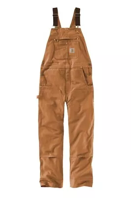 Carhartt R01 Unlined Overalls Brown Or Black Quality Brand New With Tags Cotton • $113