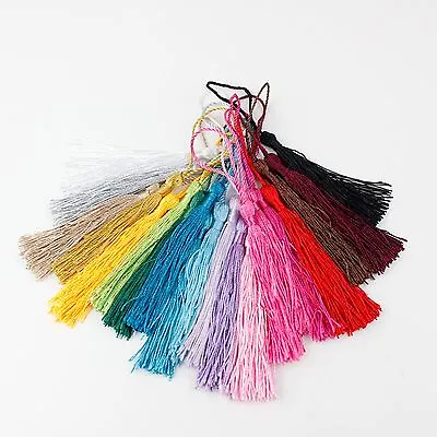 Pack Of 10 13cm Luxury Silky Tassels - Craft Sewing Decoration Costume • £4.09