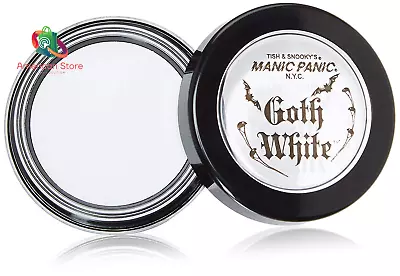 Goth White Cream To Powder Foundation - Velvety Full Coverage Foundation With Ma • $17.80