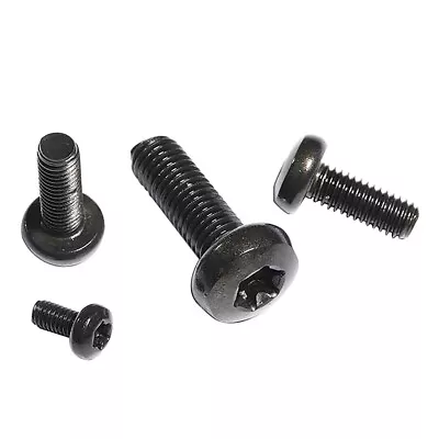 £2.29 • Buy Button Head Torx Security Machine Screws - Black A2 304 Stainless Steel