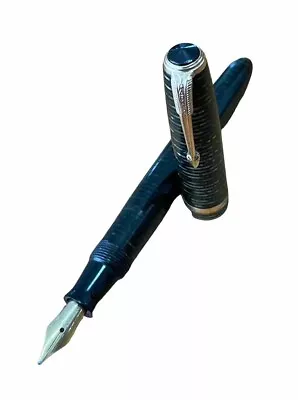Parker Vacumatic Green Stripe Fountain Pen. Vintage • $260