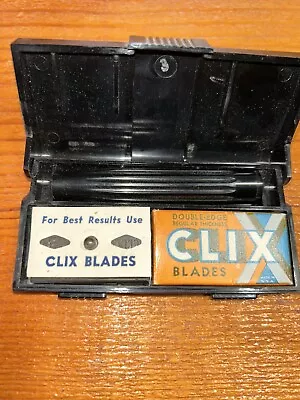 Vintage CLIX Razor Shaving Travel Set Made In USA • $24.95