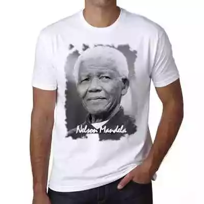 Men's Graphic T-Shirt Nelson Mandela Eco-Friendly Limited Edition Short Sleeve • $19.72