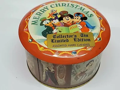 Vintage Disney Mickey Minnie Mouse Snow White Seven Dwarfs Donald Duck Daher Tin • $47.50