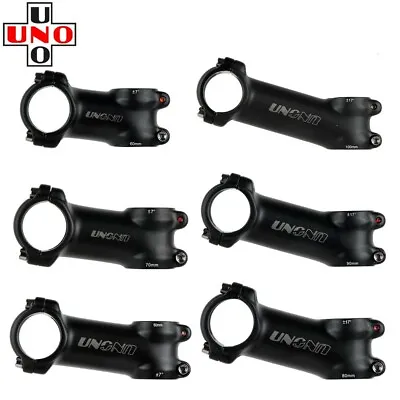 UNO Bike Stems MTB Road 31.8mm Bicycle Handlebar Stem 7 / 17 Degree 60-130mm • $17.89