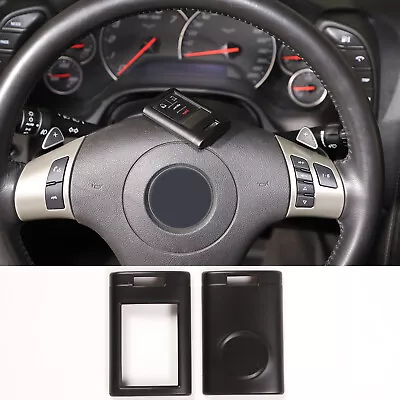 Matte Black Remote Key Fob Case Holder Cover For Cadillac DTS STS C7 C6 Corvette • $26.99