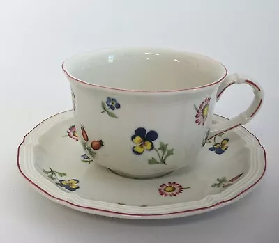 Villeroy & Boch Petite Fleur Tea Coffee Flat Cup & Saucer Set • $25