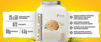 Isolate Protein-musclean Metabolic Nutrition Pharma Grade Protein-new-sealed • $96.99