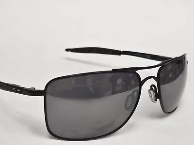 Oakley Gauge 8 Prizm P Polarized Black Metal Aviator Sport Wrap Sunglasses • $5.99