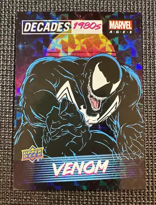 2020 Upper Deck Marvel Ages - Decades 1980's Venom #D8-2 - Pack Fresh! • $29.99