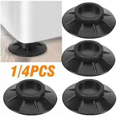 Washing Machine Round Base Home Non-slip Mat Anti Vibration Rubber Feet Pads  • £6.39