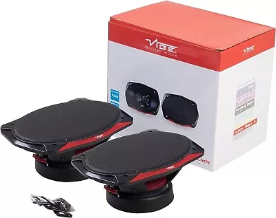 VIBE SLICK 693 69.3-V7 480Watt 3Way 6x9  Car Coaxial Stereo Speakers Oval • £42