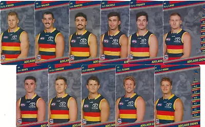 2024 Teamcoach Adelaide Crows Silver Team Set 11 Cards Code Unused • $1.50