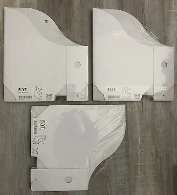 Ikea -  Flyt Magazine File (15 Total) 3 Sets Of 5 - White. • $19.90