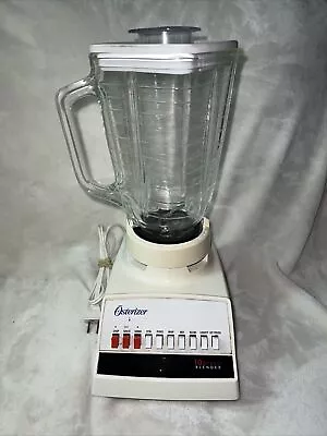 Vintage Sunbeam Oster Osterizer Blender 890-08N 10 Speed 5 Cup Glass Jar Pitcher • $36.99