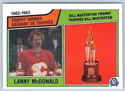 LANNY McDONALD MASTERTON TROPHY 1983-84 O-PEE-CHEE 83-84 NO 208 NRMINT+    28254 • $1.39
