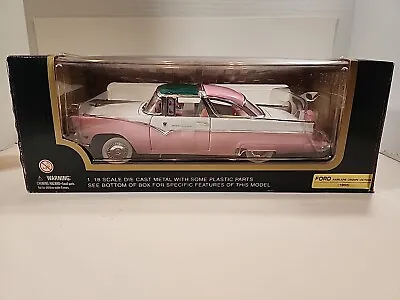 Timeless Classics 1955 Ford Fairlane Crown Victoria 1/18 New Pink White • $24.99