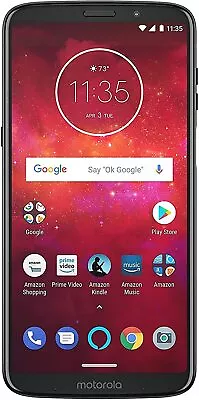 Motorola Moto Z3 Play XT1929 64GB Black (Verizon) Bad Charging Port • $99.99