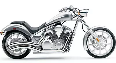 Cobra Speedster Swept Exhaust System Chrome #1233 Honda VT1300 • $812.53