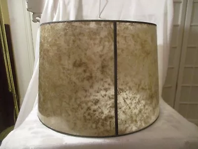 Vintage Gold Mica Large Lamp Shade • $68