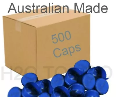 Water Cooler Bottle Caps Fit Standard 1115 & 19L Bottles | Blue Caps | +/- 55mm • $59.99