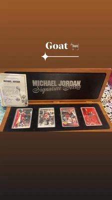 $15000 • Buy Michael Jordan Signed Porcelain Upper Deck Set In Box With Certificate Auth