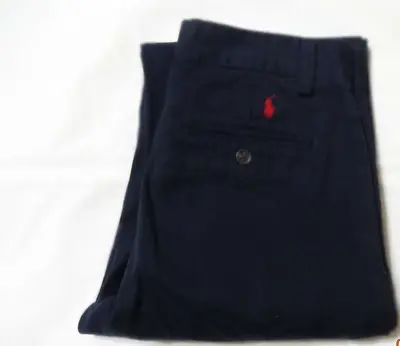 £4.84 • Buy Polo Ralph Lauren Girls Youth Chinos Pants  Sz 12/28  Blue  EUC