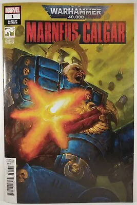 💥 Warhammer 40k Marneus Calgar #1 Em Gist 1:25 Variant Nm 9.4 Htf Marvel 40000 • $69.30