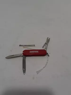 Vintage Saratoga  Swiss Army Knife Small 2.5 Inches Folded  • $8.99