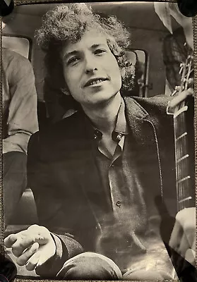 Original Vintage Poster Bob Dylan Psychedelic 1960s Mr. Tambourine Man Pandora • £186.14