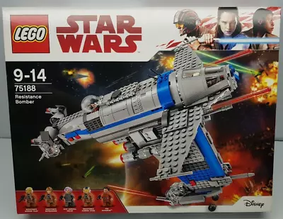 LEGO Star Wars 75188 Resistance Bomber Standard Pilot (NISB) • $325