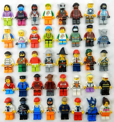 £613.87 • Buy 500 NEW LEGO MINIFIG RANDOM LOT Mystery Figure Minifigure City Town Space Female