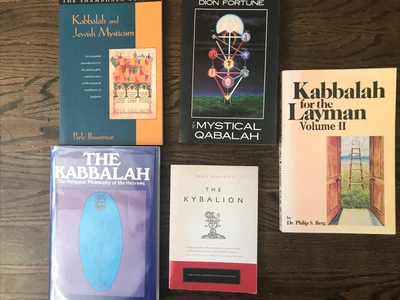 $7.99 • Buy Kabbalah/Qabalah/Kybalion 5 Book Lot Jewish Mysticism
