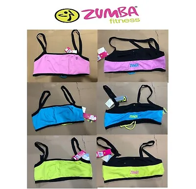 Zumba Sports Bra Top Fitness Gym Training Yoga Crop NEW Dance Jazz Halter Neck • £9.49