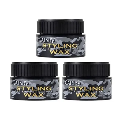 Gatsby Hair Wax / Mens Hair Styling Ultra Hard Wax / 80g X 3ea • $38.95