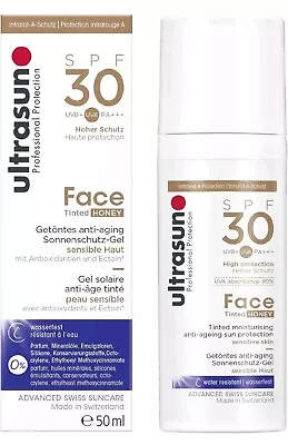 Ultrasun Face Tinted Honey Chemical Sunscreen Gel SPF 30 - 50ml • £18.99