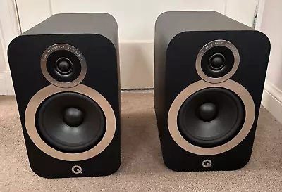 Q Acoustics 3030i Loudspeakers - Carbon Black • £155