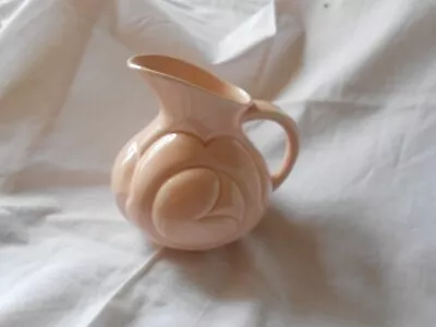 Vintage 1950s Royal Art Pottery Longton Ceramic Jug Pink • £18.95