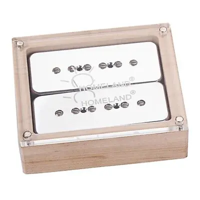 2Pcs P90 Guitar Pickup Set Humbucker Size Single Coil Neck&Bridge Pickup • £35.39