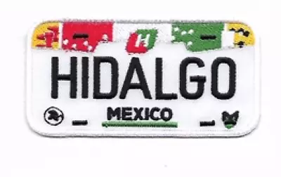Hidalgo Mexico License Plate Patch  • $7.99