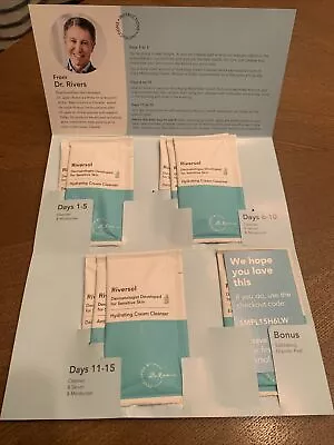 New Riversol Anti-Aging 15 Day Kit Combination Skin Cleanser/Serum/Moisturizer • $24.95