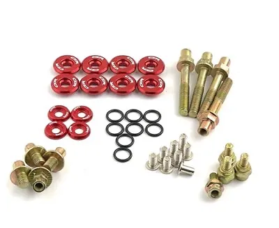 Czr Racing Billet Aluminum Red B16 B18 Valve Cover Washer Seal Bolt Nut Kit • $28.50