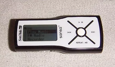 SanDisk Sansa M250 (2GB) Digital Media MP3 Player Black. Works Great Good Cond • $28.95