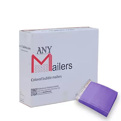 AirnDefense 1000 #000 4X8  Purple Poly Bubble Mailers Shipping Padded Envelope • $55.20