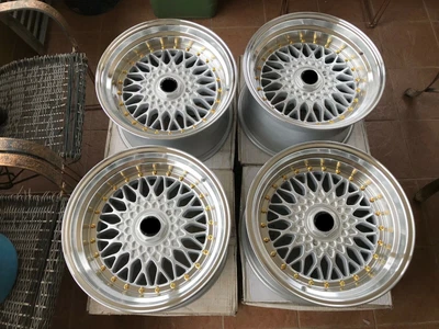 $1054.70 • Buy For BMW Mercedes  JDM 17  RS Mesh Wheels Style Rims 5x112 5x120 5x114.3