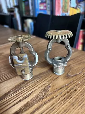 Two (2) Vintage Hodgman Brass Upright Fire Sprinkler Head • $19.97