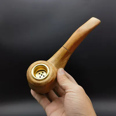 6.5inch Vintage Wooden Smoking Pipes Unbreakable Hand Pipe Hookah • $16.71