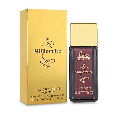 MILLIONAIRE Cologne. EAU DE TOILETTE SPRAY 3.3 Oz / 100 ML   • $26.99